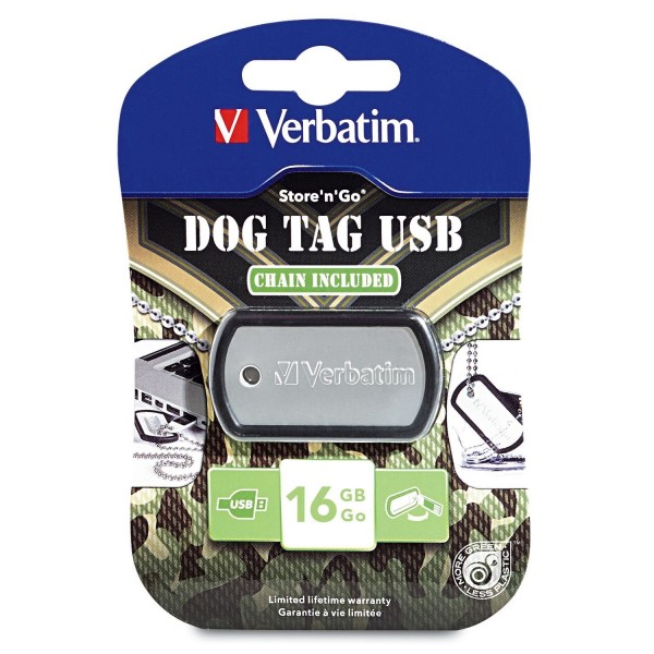 16GB Dog Tag USB Drive Giveaway Good Luck from Tom's Take On Things Support Our Troops