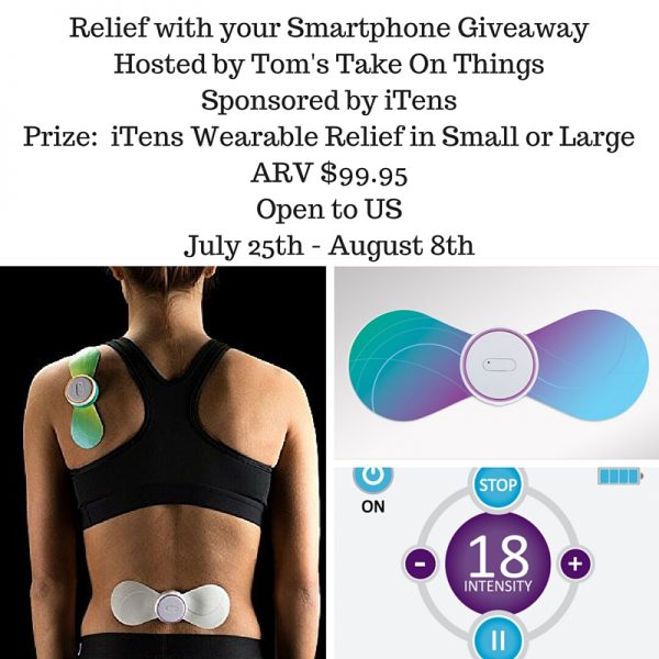 Pain Relief with your Smartphone Giveaway - Ends 8/8