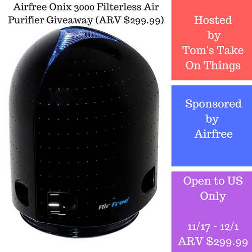 Clear the Air Purifier Giveaway ~ Win an Onix 3000 Air Purifier Ends 12/1